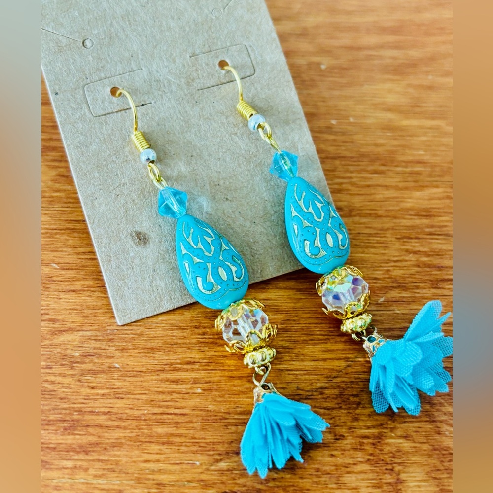 Bohemian, Blue Fairy Earrings
